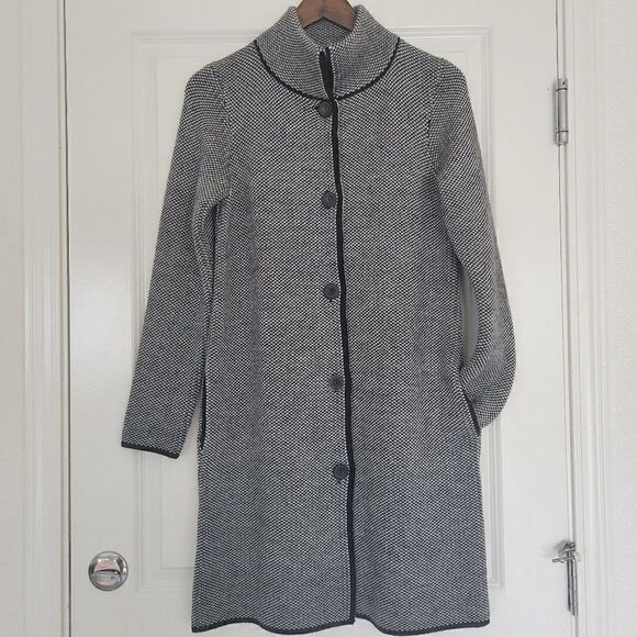 Gio & Gio Made in Italy Knit Button Front Sweater Jacket Cardigan size XS - Picture 1 of 7
